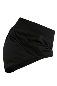 Running shorts women's light proof gym casual black sports pants wear quick dry yoga hot pants in summer  SKSP023 side view